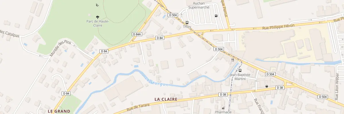 Plan du 61 Che des Grands Moulins à Gleizé