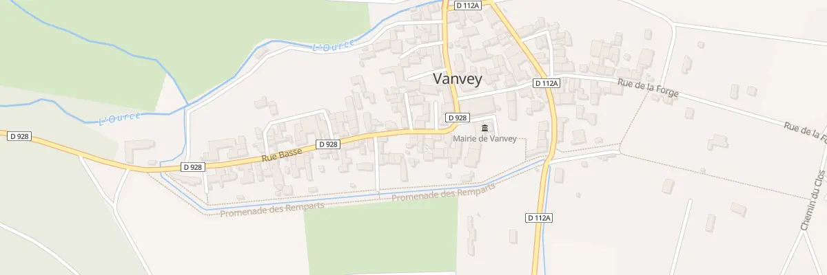 Plan du 9023 Rue Basse à Vanvey