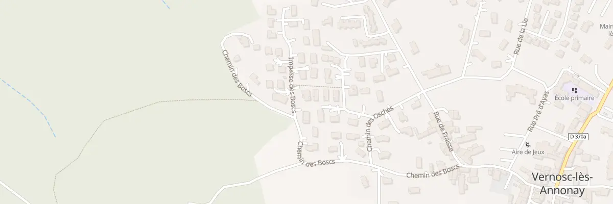 Plan du 50 Che des Boscs à Vernosc-lès-Annonay