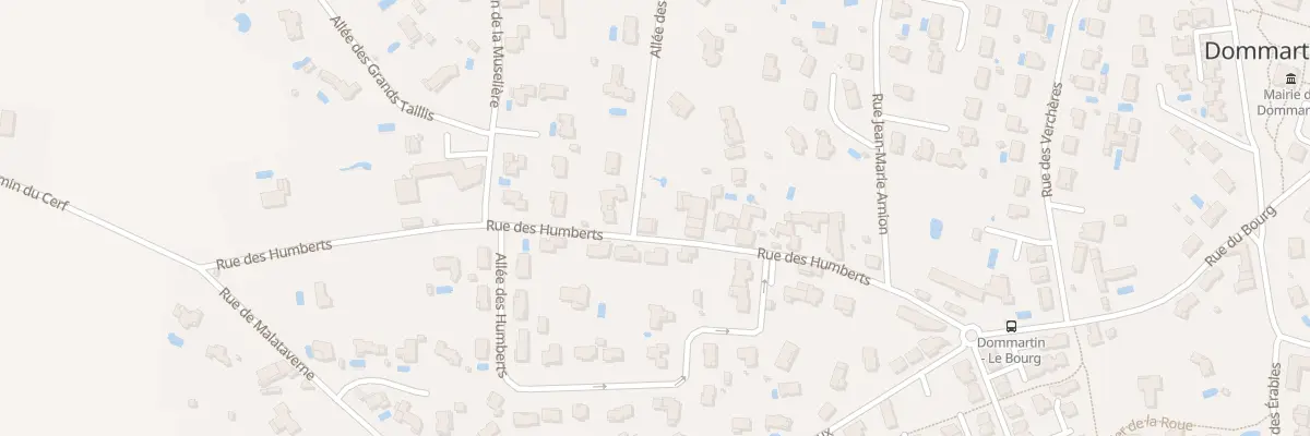 Plan du 248 Rue des Humberts à Dommartin