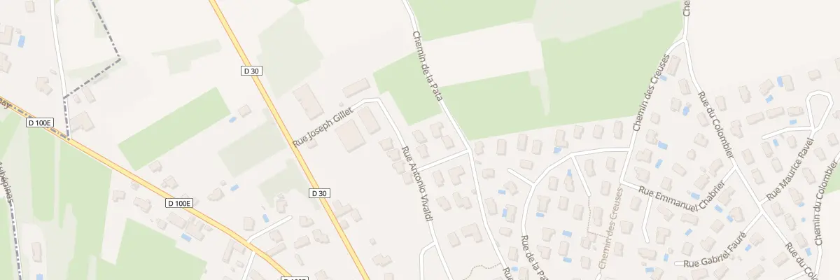 Plan du 28 Rue Vivaldi à Chazay-d’Azergues