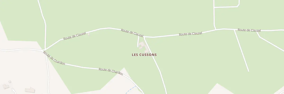 Plan du 740 Rte de Clauzel à Colombier-le-Vieux