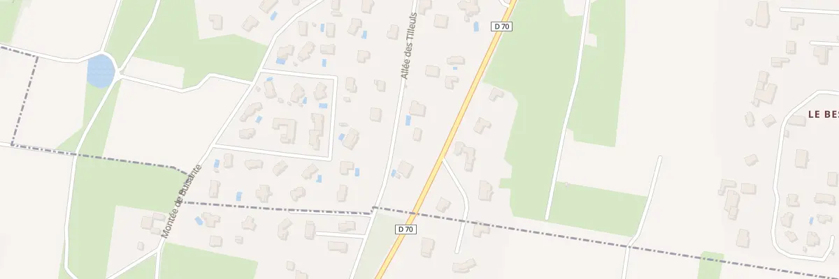 Plan du 970 Rue de la Corniche à Limas