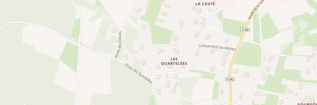 Plan du 106 Rte des Chataigniers à Vinzieux