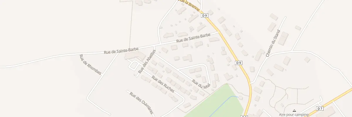 Plan du 5 Rue du Miel à Sombernon