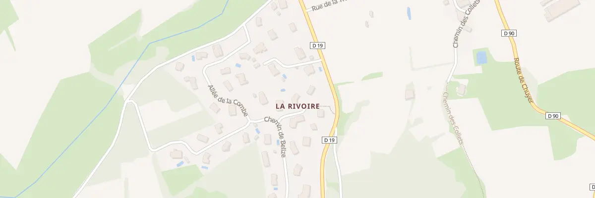 Plan du 4 All de la Mine à Chuyer
