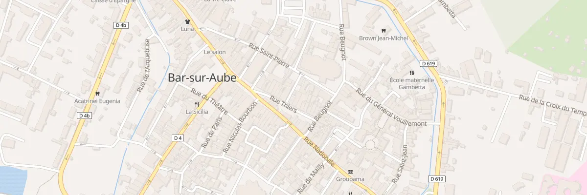 Plan du 2 Petite Rue Saint-pierre à Bar-sur-Aube