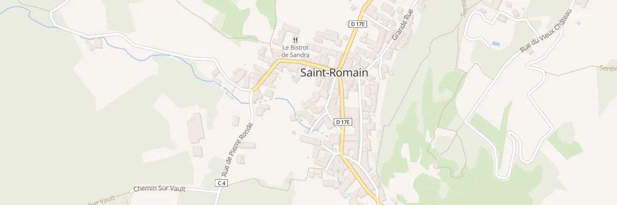 Plan du 5025 Le Village Bas à Saint-Romain