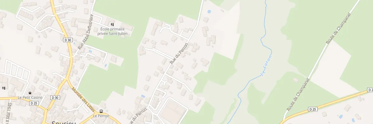 Plan du 26 Rue du Perron à Soucieu-en-Jarrest