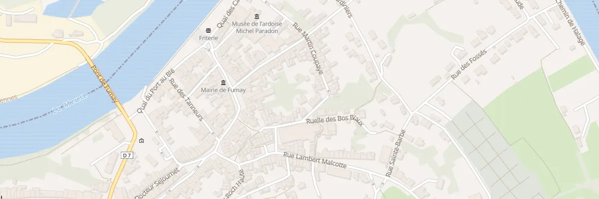 Plan du 42 Rue Martin Coupaye à Fumay