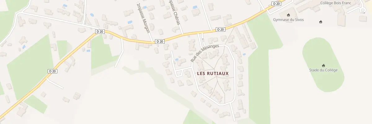 Plan du 60 Rue des Mésanges à Saint-Georges-de-Reneins