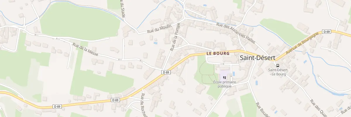 Plan du 62 Av de Bourgogne à Saint-Désert