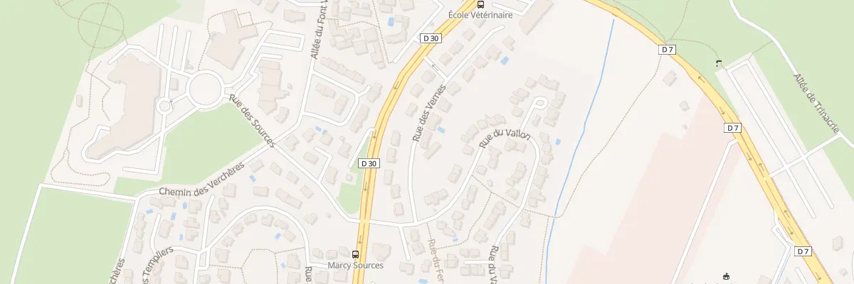Plan du 90 Rue des Vernes à Marcy-l’Étoile