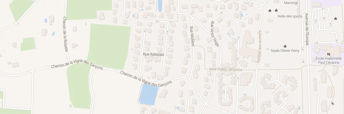 Plan du 333 Rue Rabelais à Anse