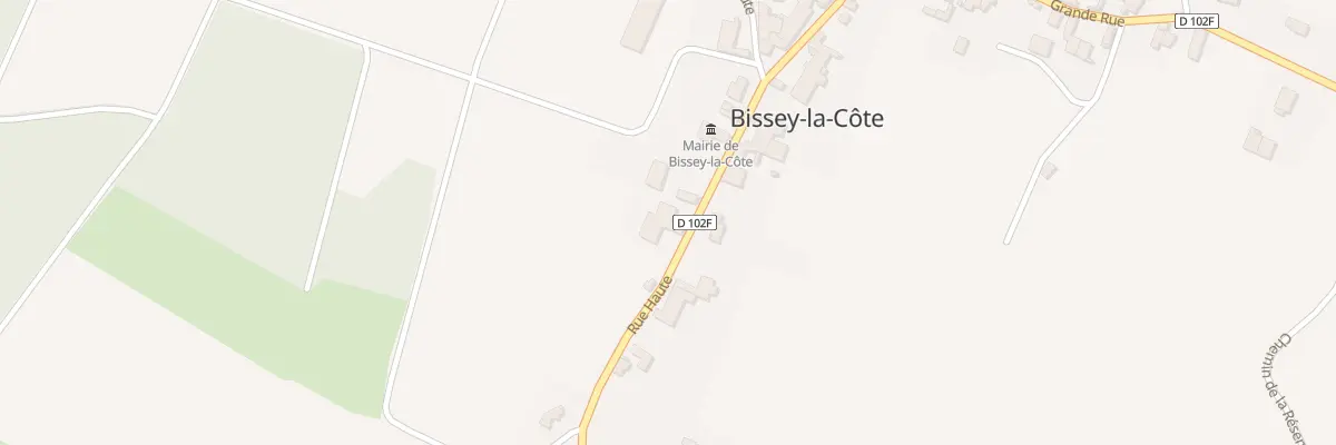 Plan du 5 Rue Haute à Bissey-la-Côte