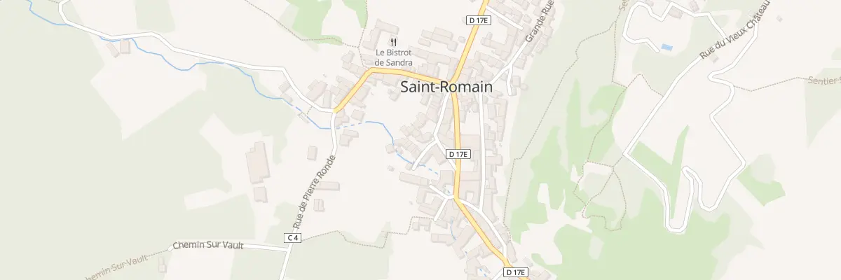Plan du 5190 Le Village Bas à Saint-Romain