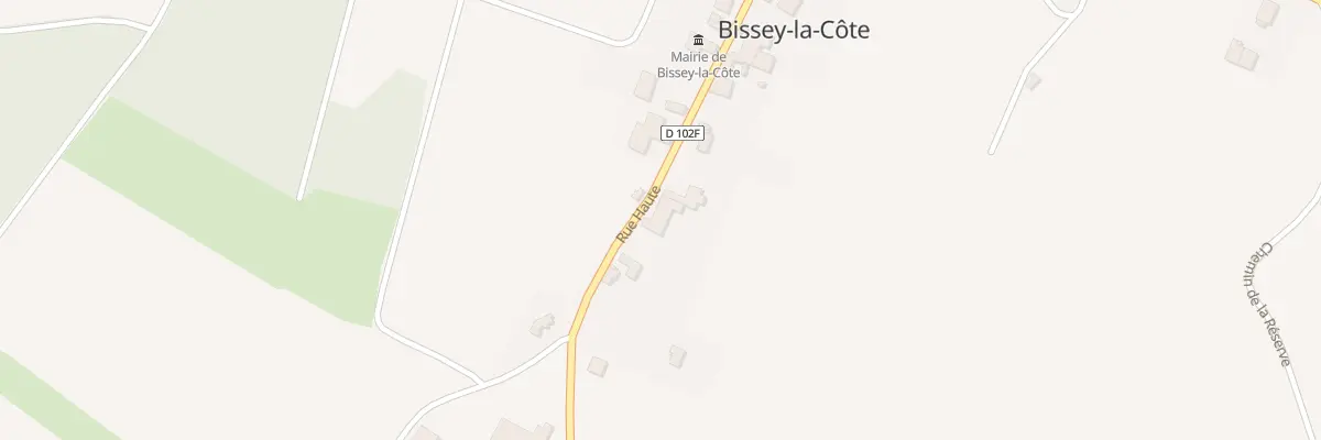 Plan du 10 Rue Haute à Bissey-la-Côte
