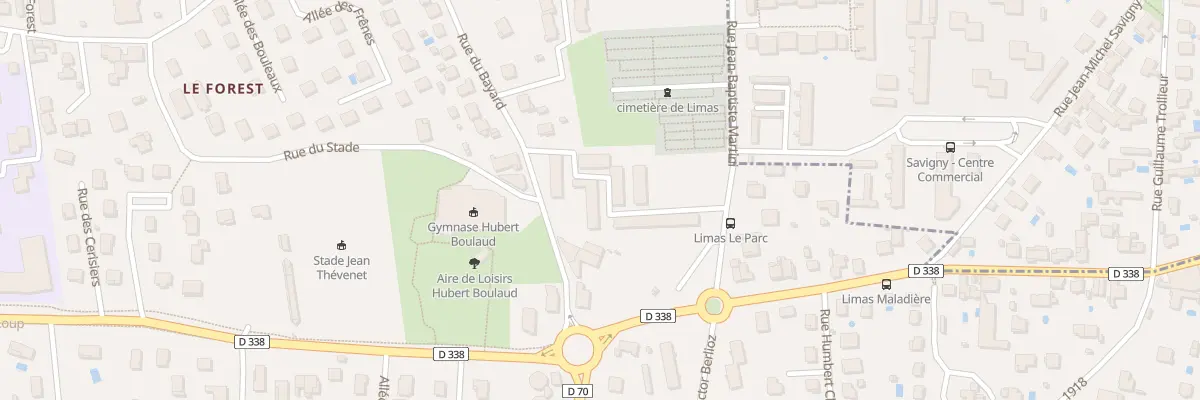 Plan du 305 Rue du Bayard à Limas