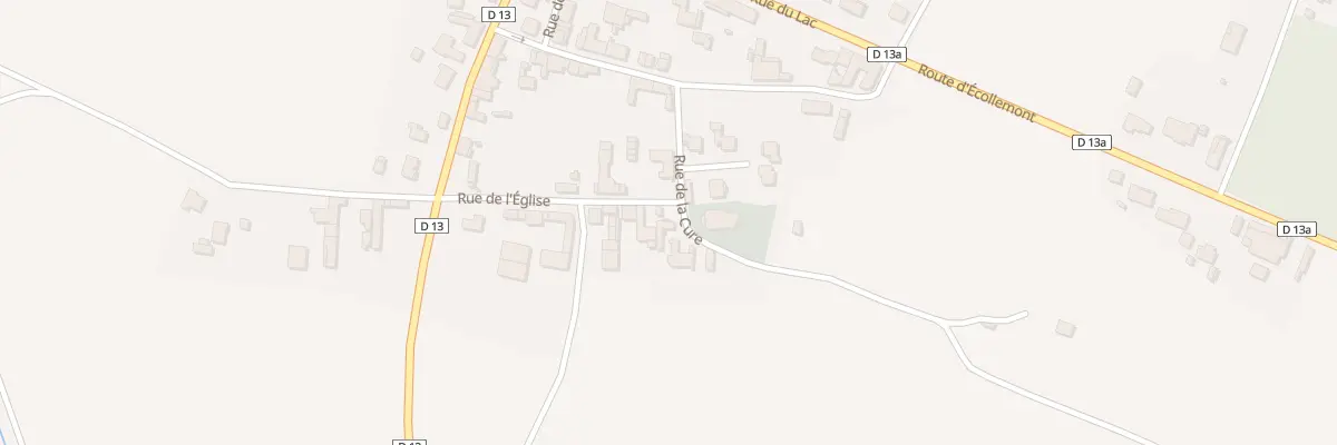 Plan du 1 Rue de l’Eglise à Arrigny