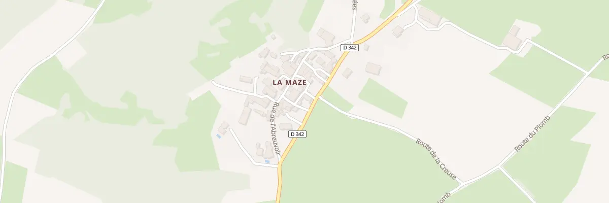 Plan du 701 Rte de la Maze à Vinzieux