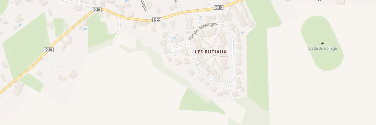 Plan du 42 Rue des Mésanges à Saint-Georges-de-Reneins