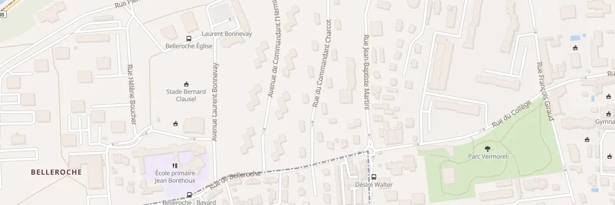 Plan du 202 Rue Cdt Charcot à Villefranche-sur-Saône
