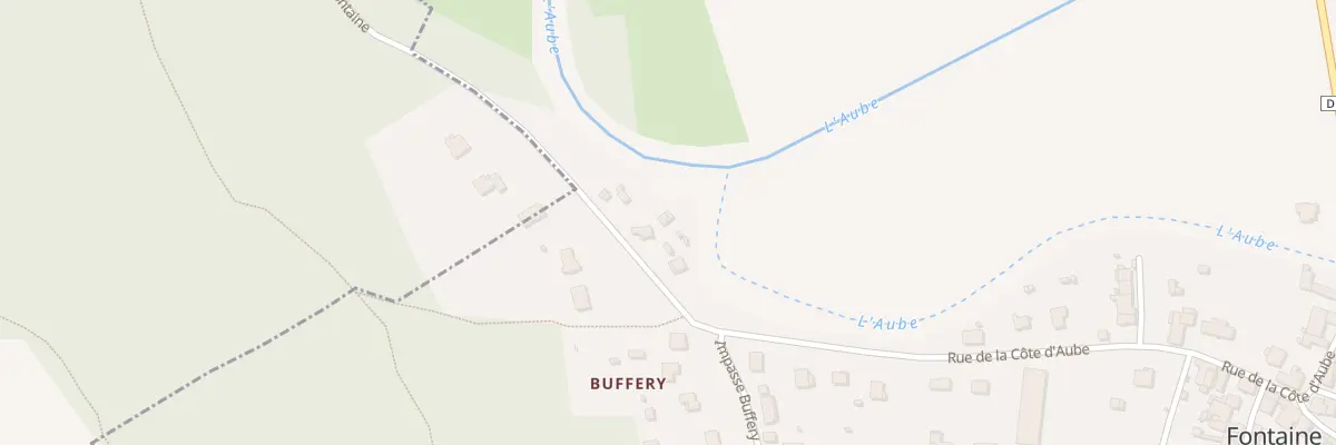 Plan du 27 Rue de la Côte d’Aube à Fontaine