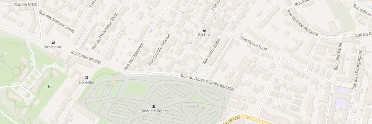 Plan du 6 Rue Louis Blanc à Charleville-Mézières