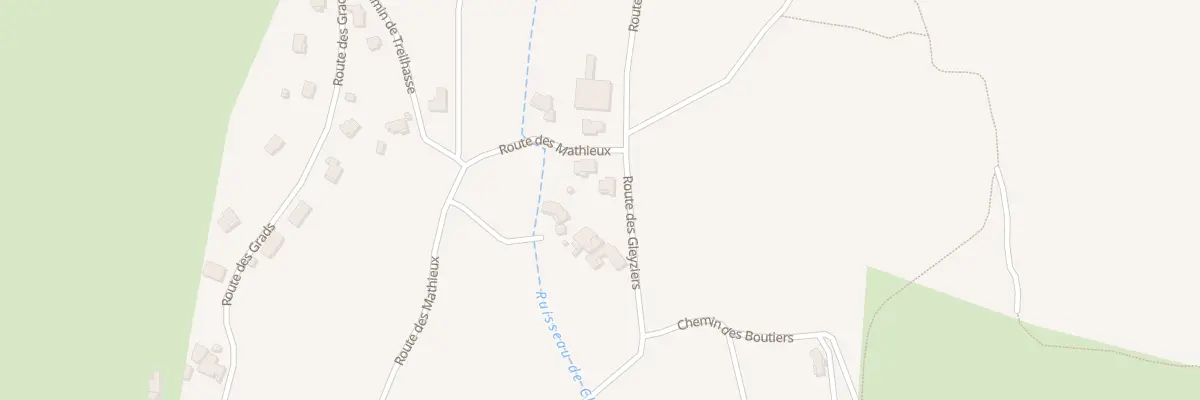 Plan du 134 Rte des Gleyziers à Saint-Symphorien-sous-Chomérac