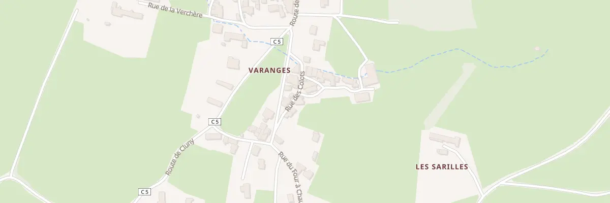 Plan du 90 Rue des Colots à Cortambert