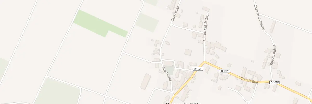 Plan du 19 Rue Haute à Bissey-la-Côte