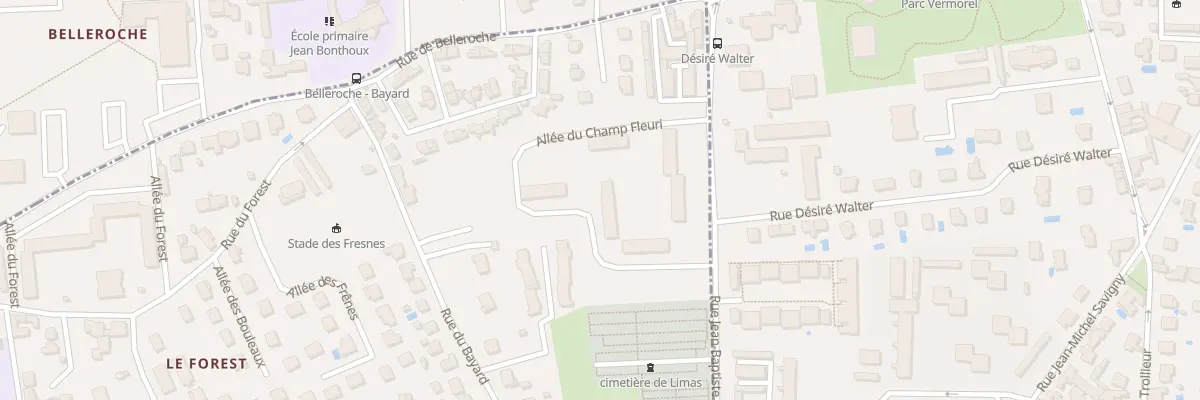 Plan du 1 Rue Jean-Baptiste Martini à Limas
