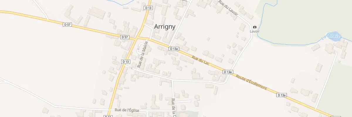 Plan du 10 Rue du Lac à Arrigny