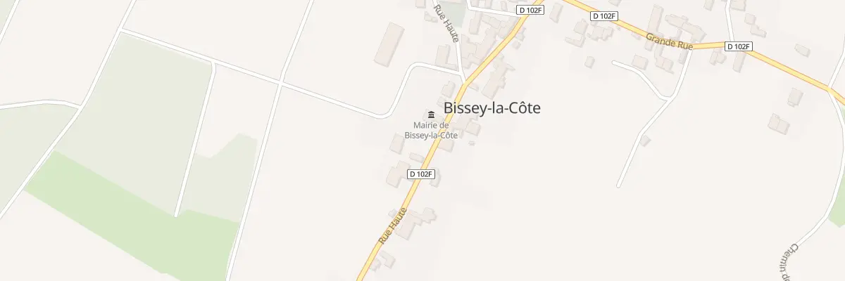 Plan du 7 Rue Haute à Bissey-la-Côte