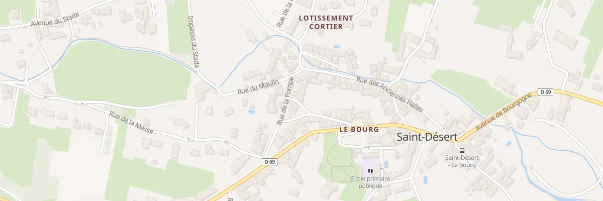 Plan du 5176 Rue de Belle Croix à Saint-Désert