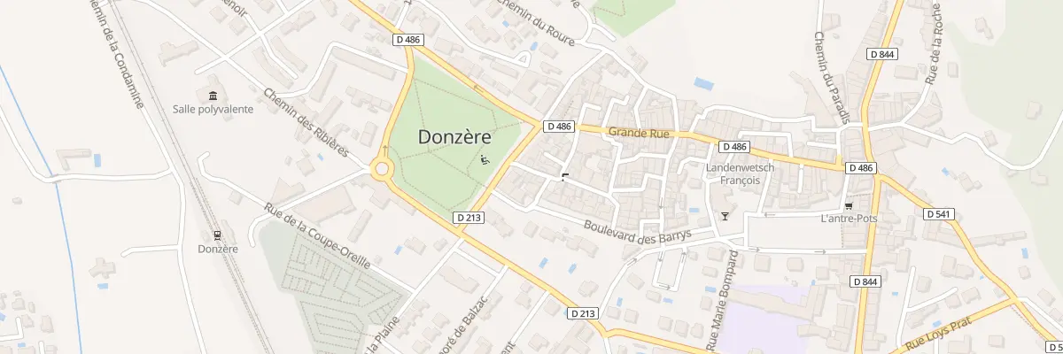 Plan du 12 Rue de l’Abbaye à Donzère