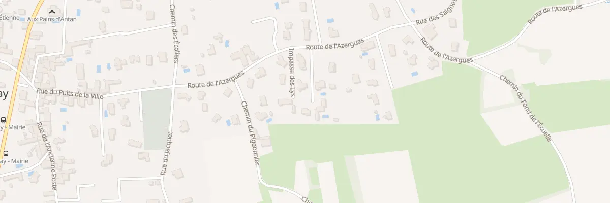 Plan du 246 Rte de l’Azergues à Lucenay