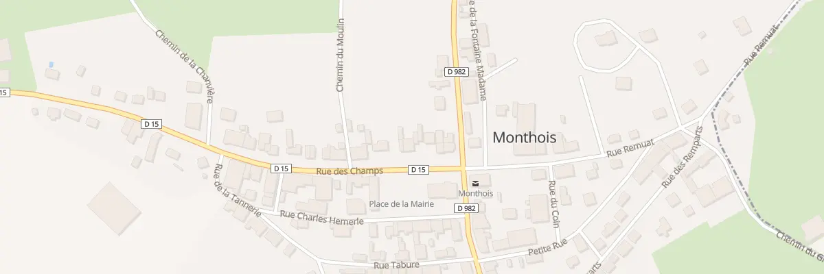 Plan du 6 Rue des Champs à Monthois