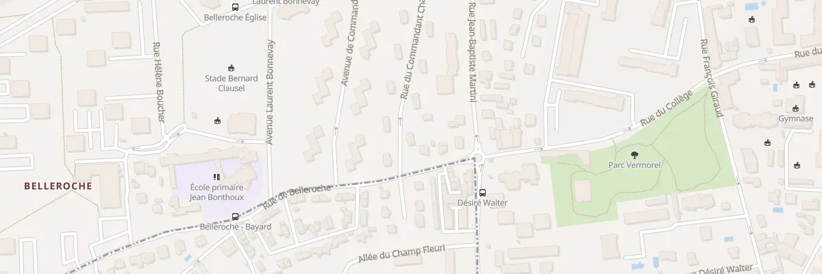 Plan du 265 Rue Cdt Charcot à Villefranche-sur-Saône