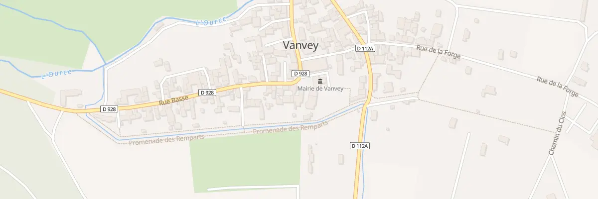 Plan du 9028 Rue Basse à Vanvey