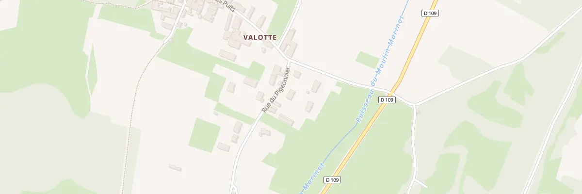 Plan du 3 Rue du Pigeonnier à Chassey-le-Camp