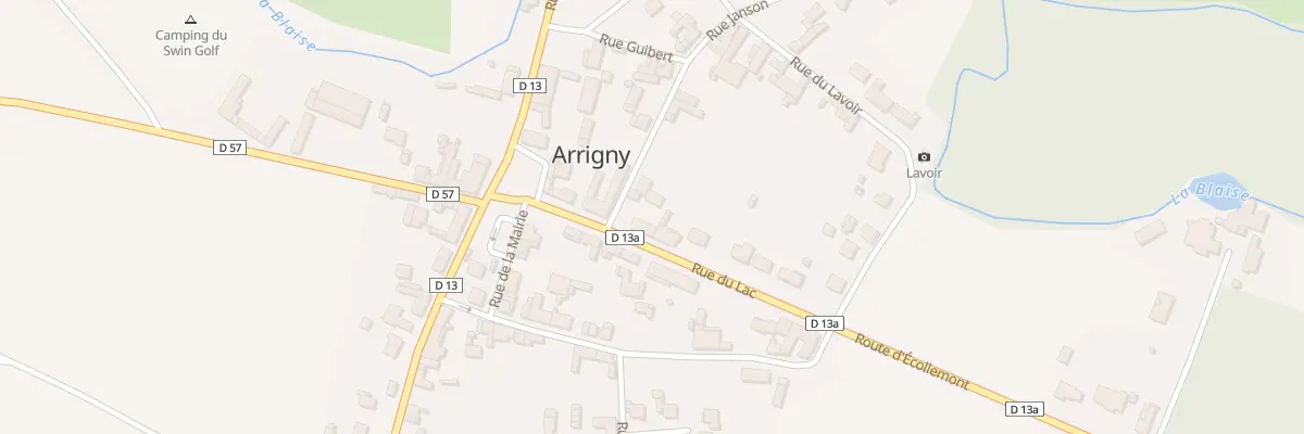 Plan du 7 Rue du Lac à Arrigny