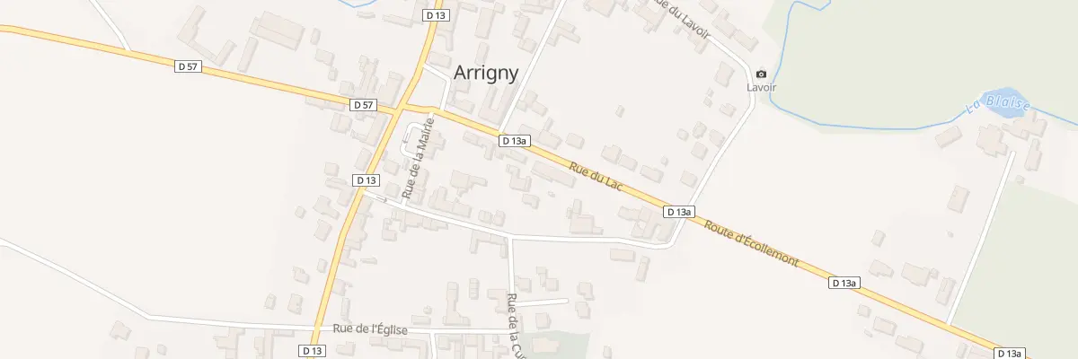 Plan du 12 Rue du Lac à Arrigny