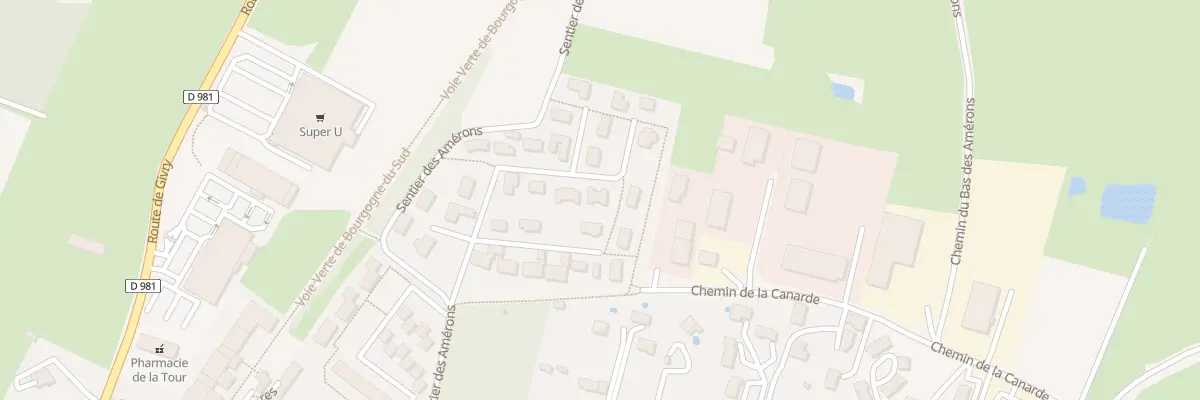 Plan du 22 Lot les Amerons à Buxy