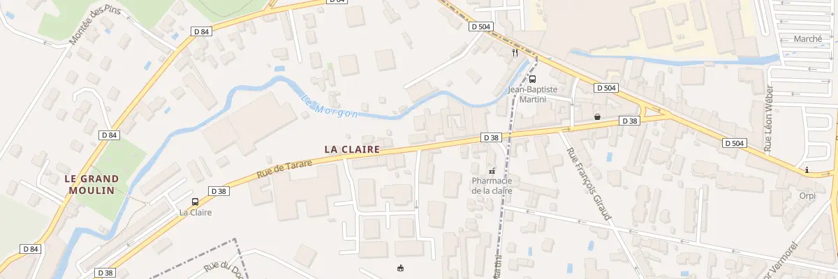 Plan du 304 Rue de Tarare à Gleizé