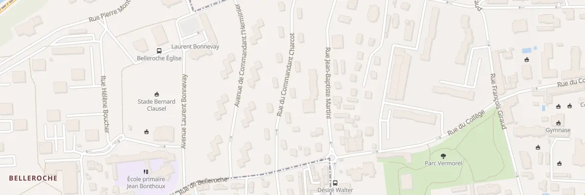 Plan du 179 Rue Cdt Charcot à Villefranche-sur-Saône