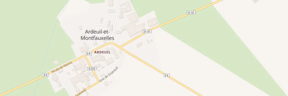 Plan du 2 Rue du Gros Terme à Ardeuil-et-Montfauxelles
