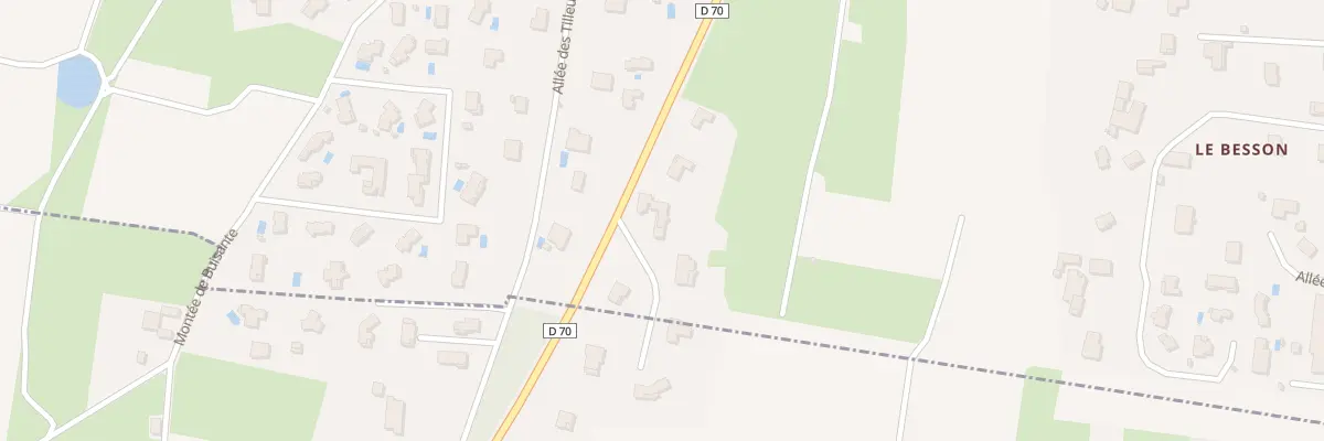 Plan du 983 Rue de la Corniche à Limas
