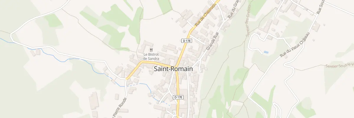 Plan du 5058 Le Village Bas à Saint-Romain