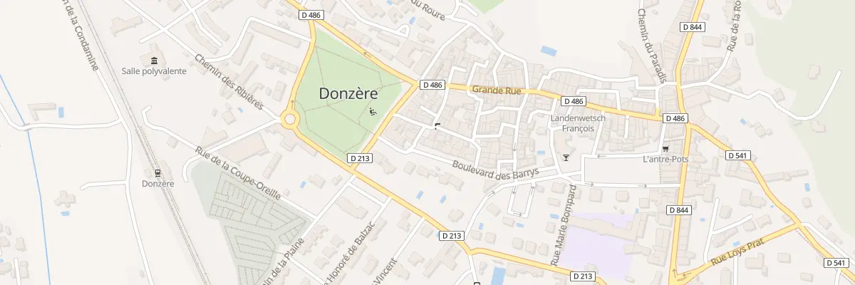 Plan du 25 Bd des Barrys à Donzère